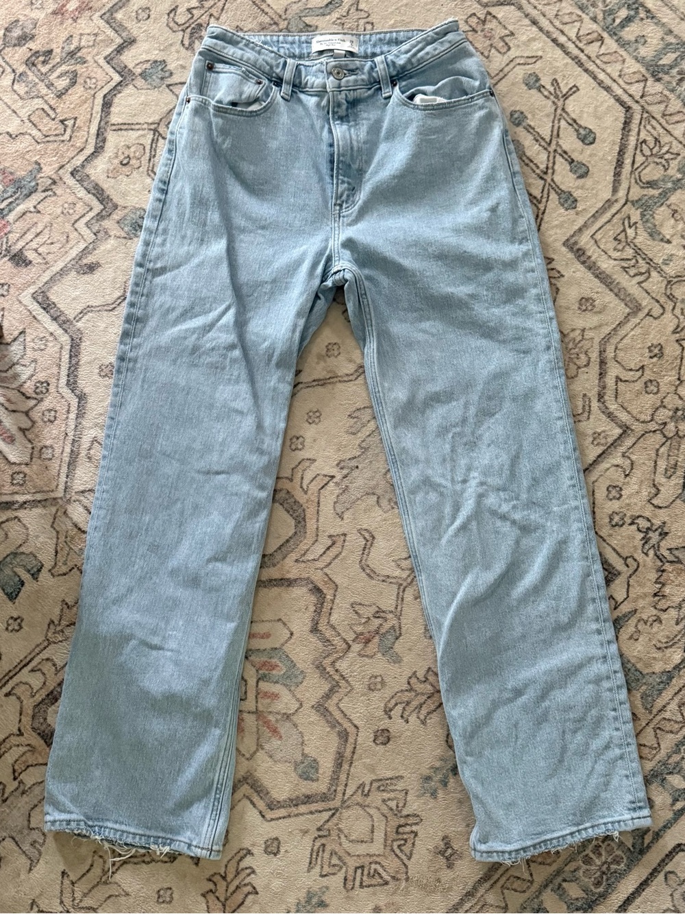 Abercrombie & Fitch Light Blue Straight Jeans